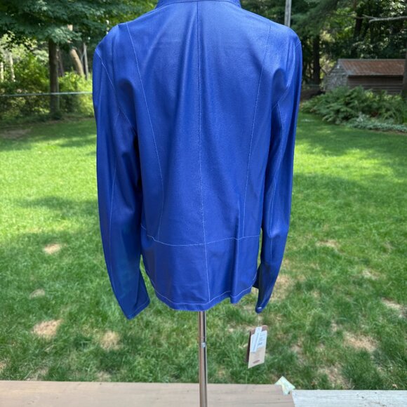 Overland Nicky Reversible Goatskin Suede Leather Jacket Sz Large NWT - Picture 6 of 13